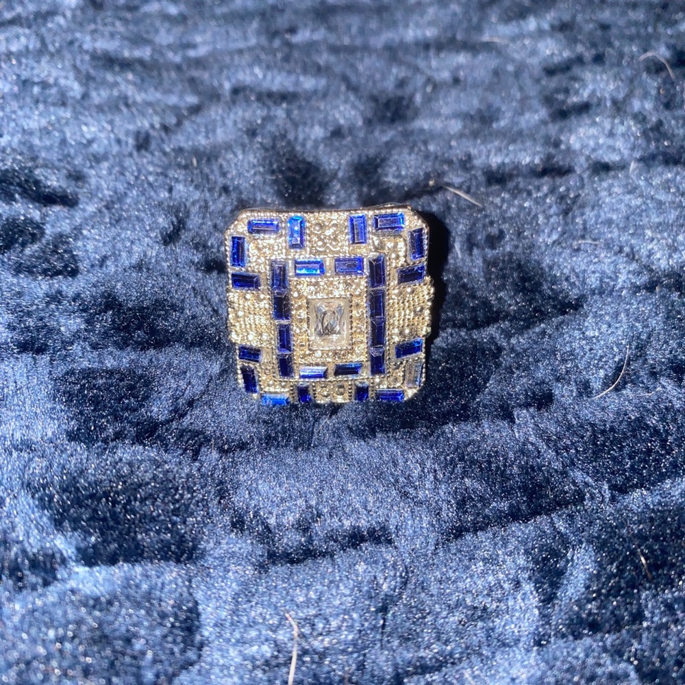 blue stone ring